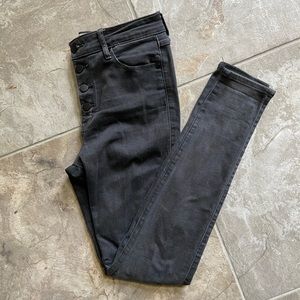 A&F Super Skinny High Rise Jeans